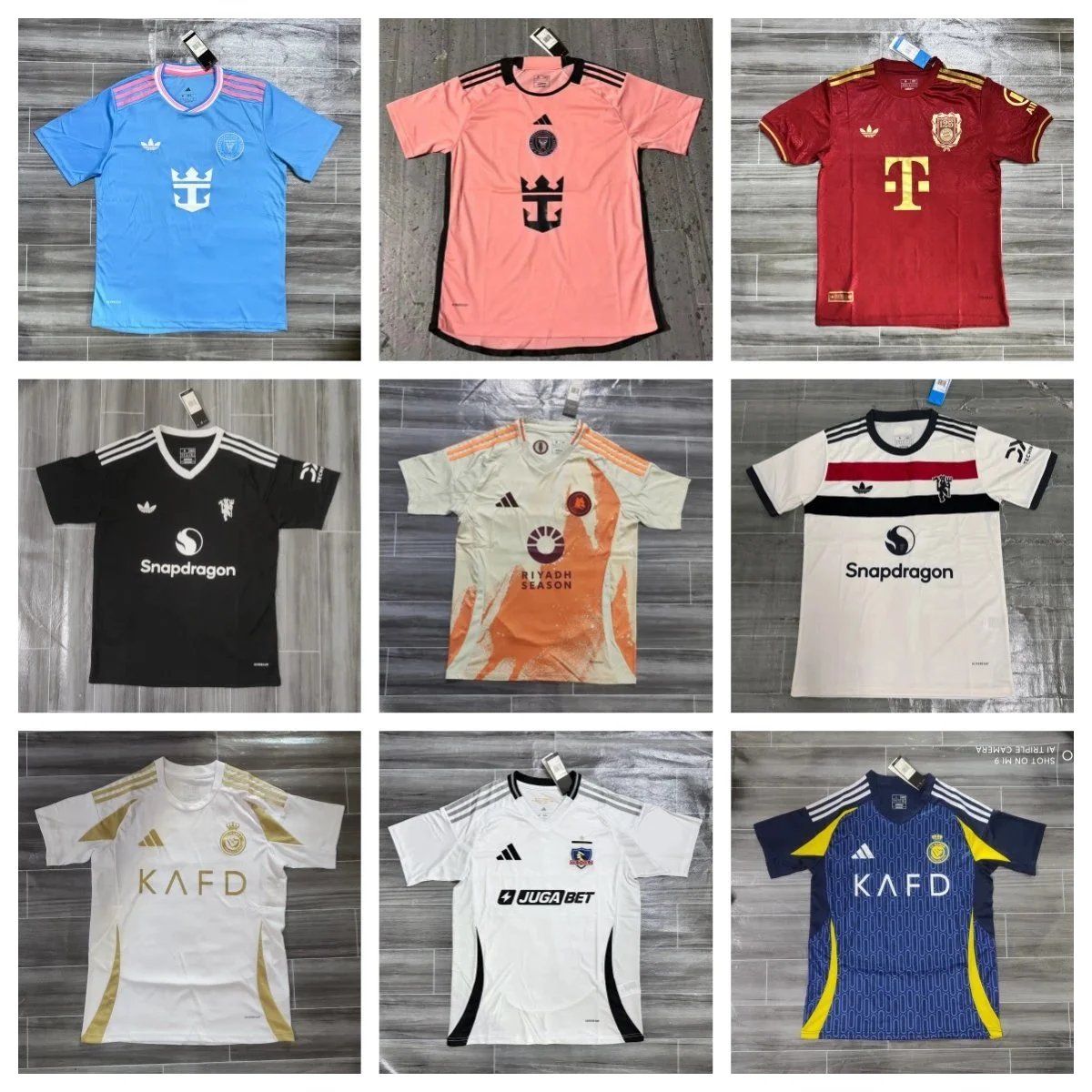 Adidas Inter Miami CF 2023-24 Home Jersey Light Blue Pink Crown Logo