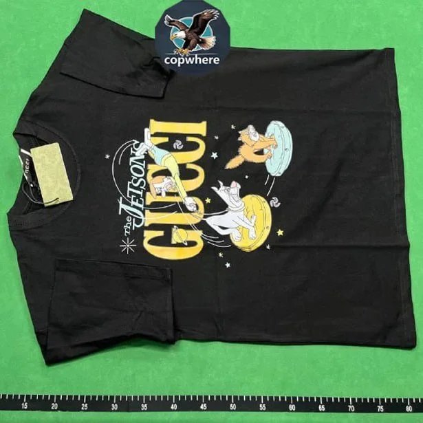 Gucci The Jetsons Collaboration Black Graphic T-Shirt