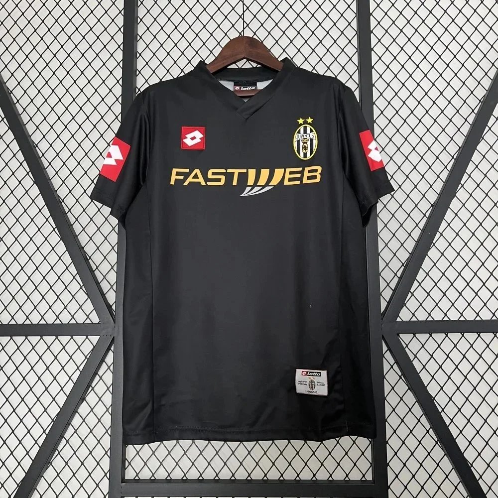 Lotto Juventus 2011-12 Third Jersey Black Fastweb Sponsor