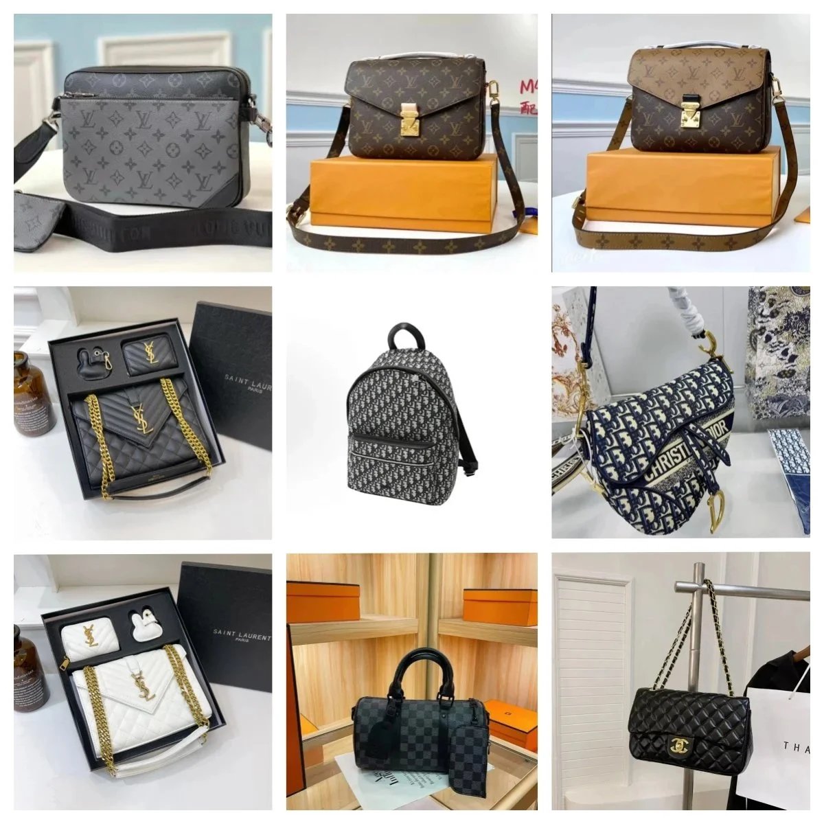 Louis Vuitton Pochette Métis Monogram Eclipse Grey Crossbody Bag