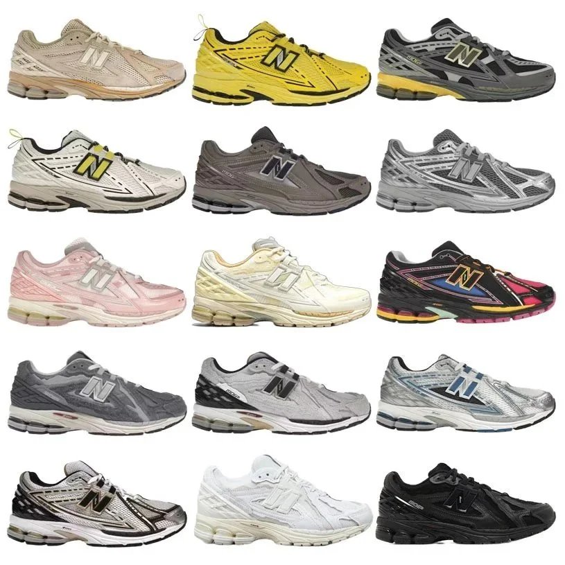 New Balance 2002R Premium Mesh Running Shoes - Yellow Black