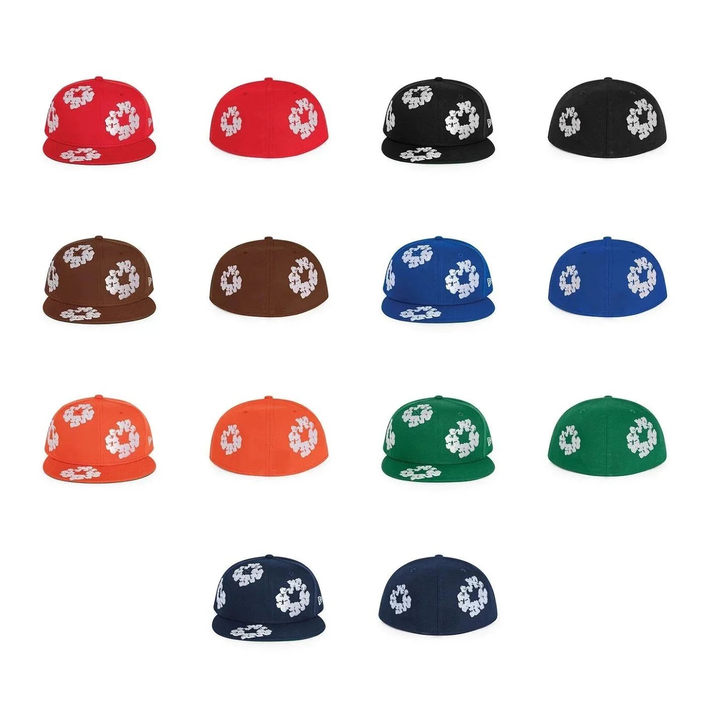 New Era 59FIFTY Floral Pattern Snapback Cap - Multiple Colors