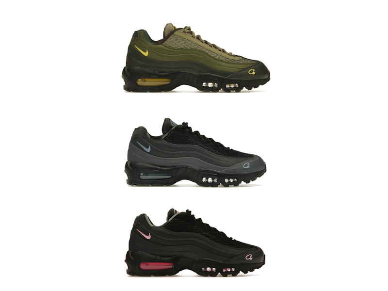 Nike Air Max 95 OG Olive Volt with Visible Air Unit
