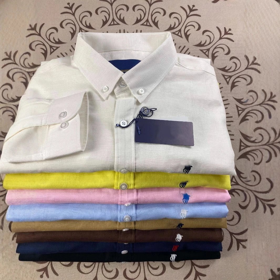 Polo Ralph Lauren Button-Down Shirt with Embroidered Pony Logo
