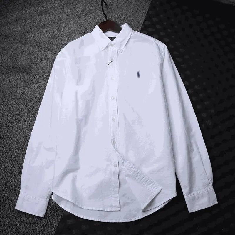 Polo Ralph Lauren Classic Fit White Oxford Shirt with Small Pony Logo