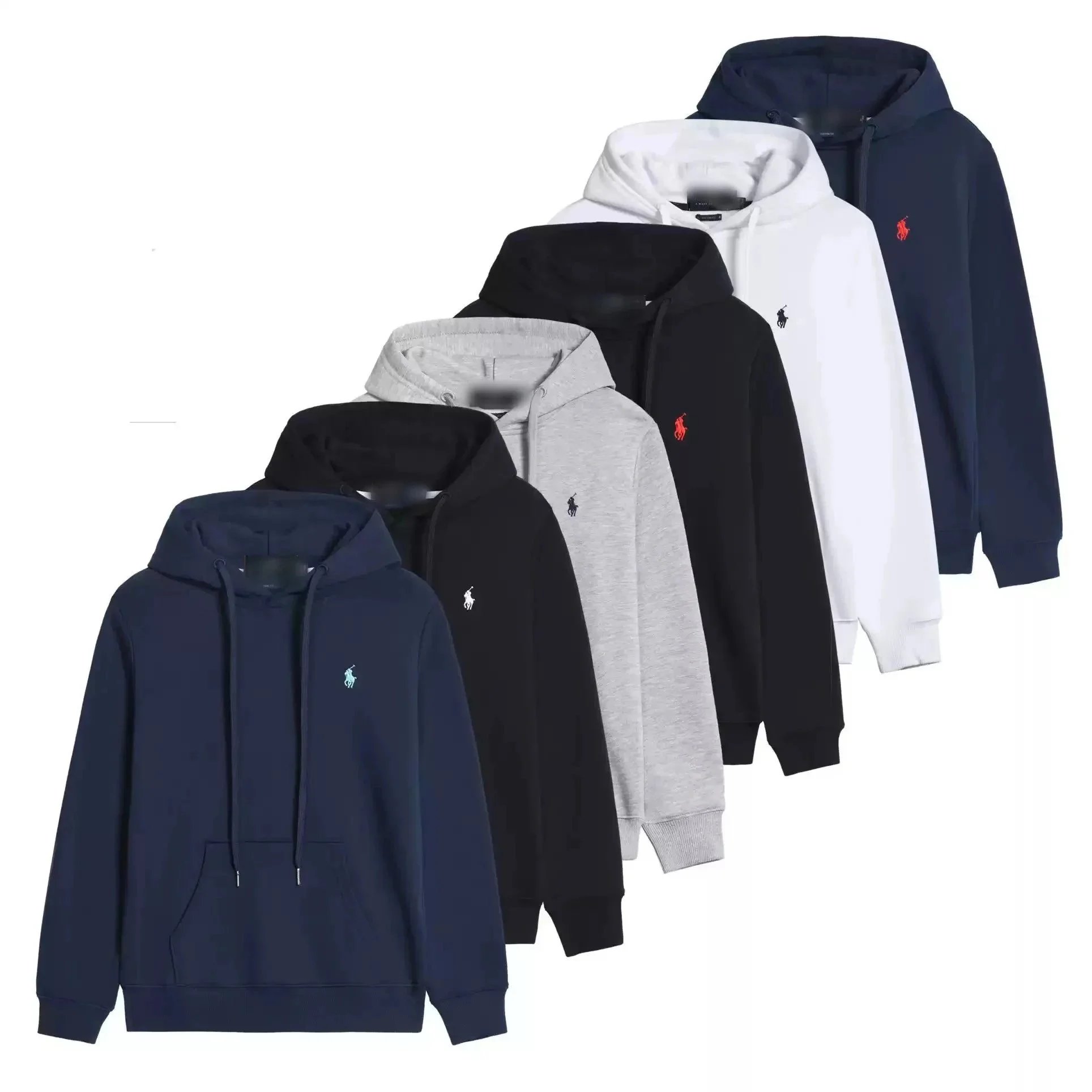 Polo Ralph Lauren Classic Hoodie Navy with Embroidered Pony Logo