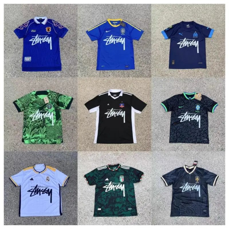 Stussy x National Team Soccer Jersey Collection - Limited Edition