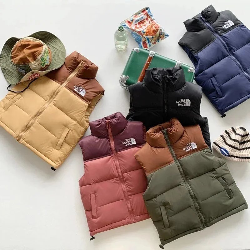 The North Face Puffer Vest - Two-Tone Colorblock Insulated Vest